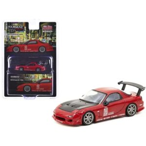 tarmac works 1:64 vertex mazda rx 7 fd3s red